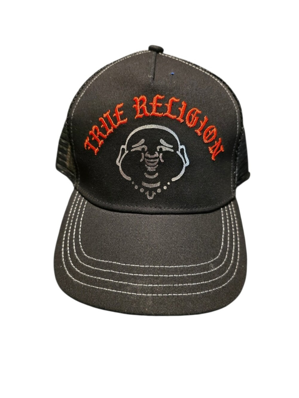 NWT True Religion Trucker Hat Snapback Black
